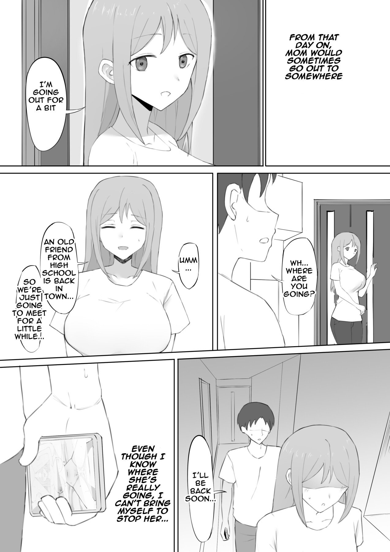 Hentai Manga Comic-Blackmailed Mother-Read-32